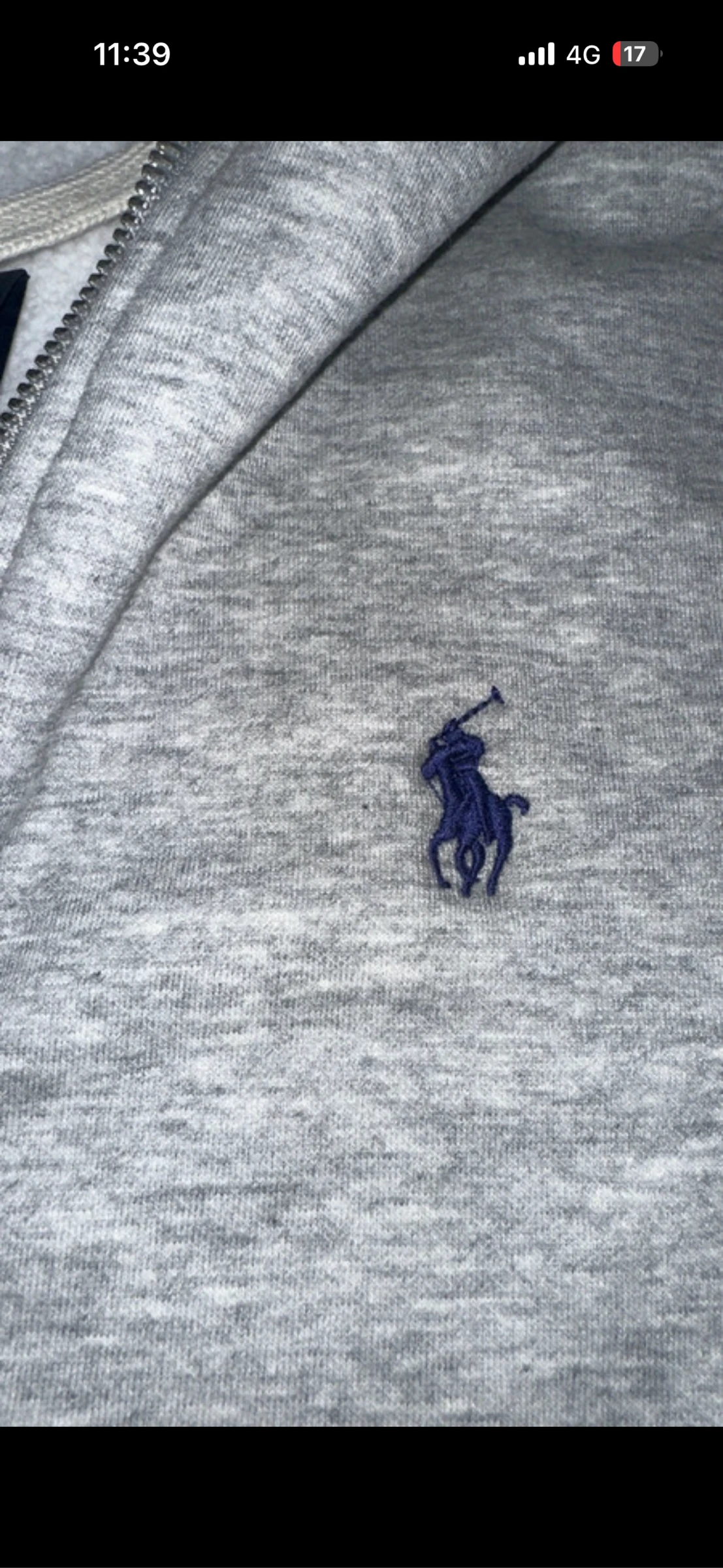 Veste zip Ralph Lauren gris  – photo 2